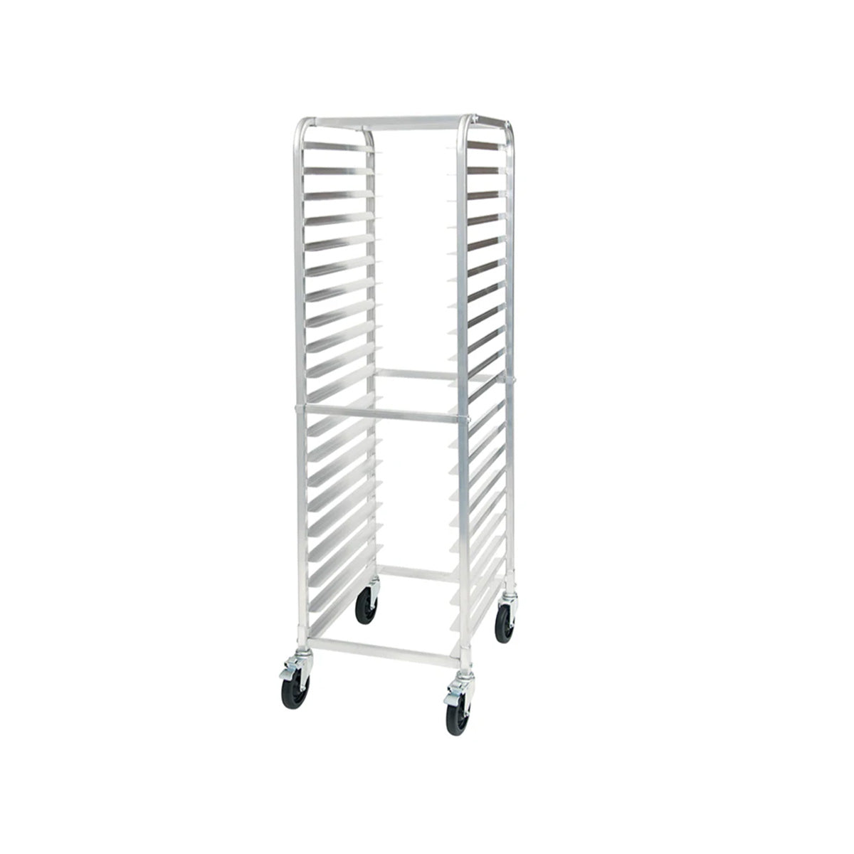 20-Tiered Aluminum Sheet Pan Rack with Brakes - Chefcoca