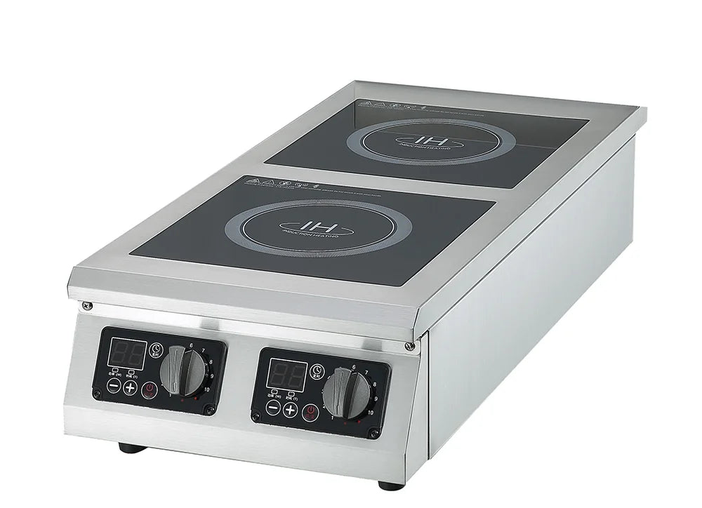 Turbo-range SL-35-KP-2T Countertop Double Induction Cooker