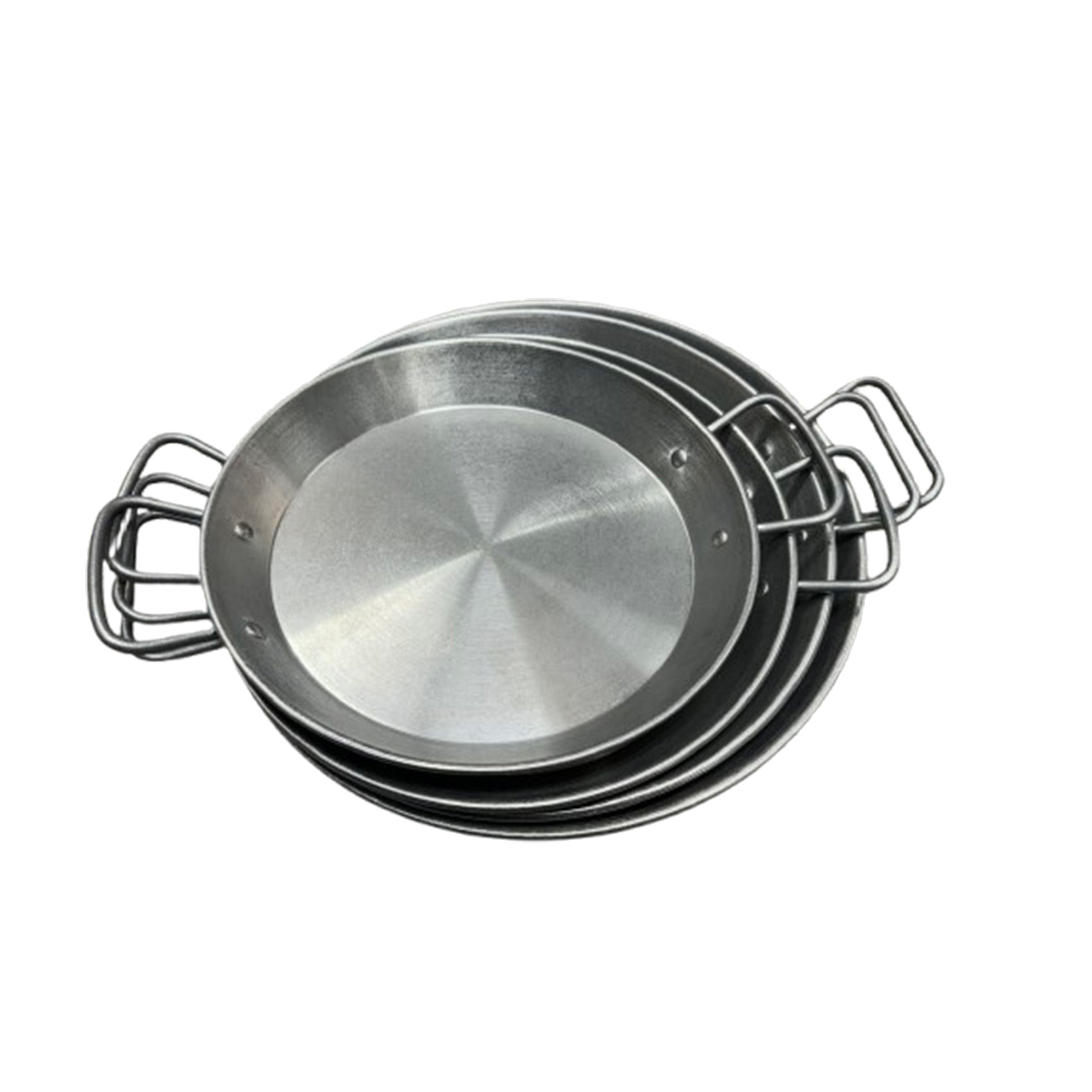 Stainless Steel Paella Pan With Handles