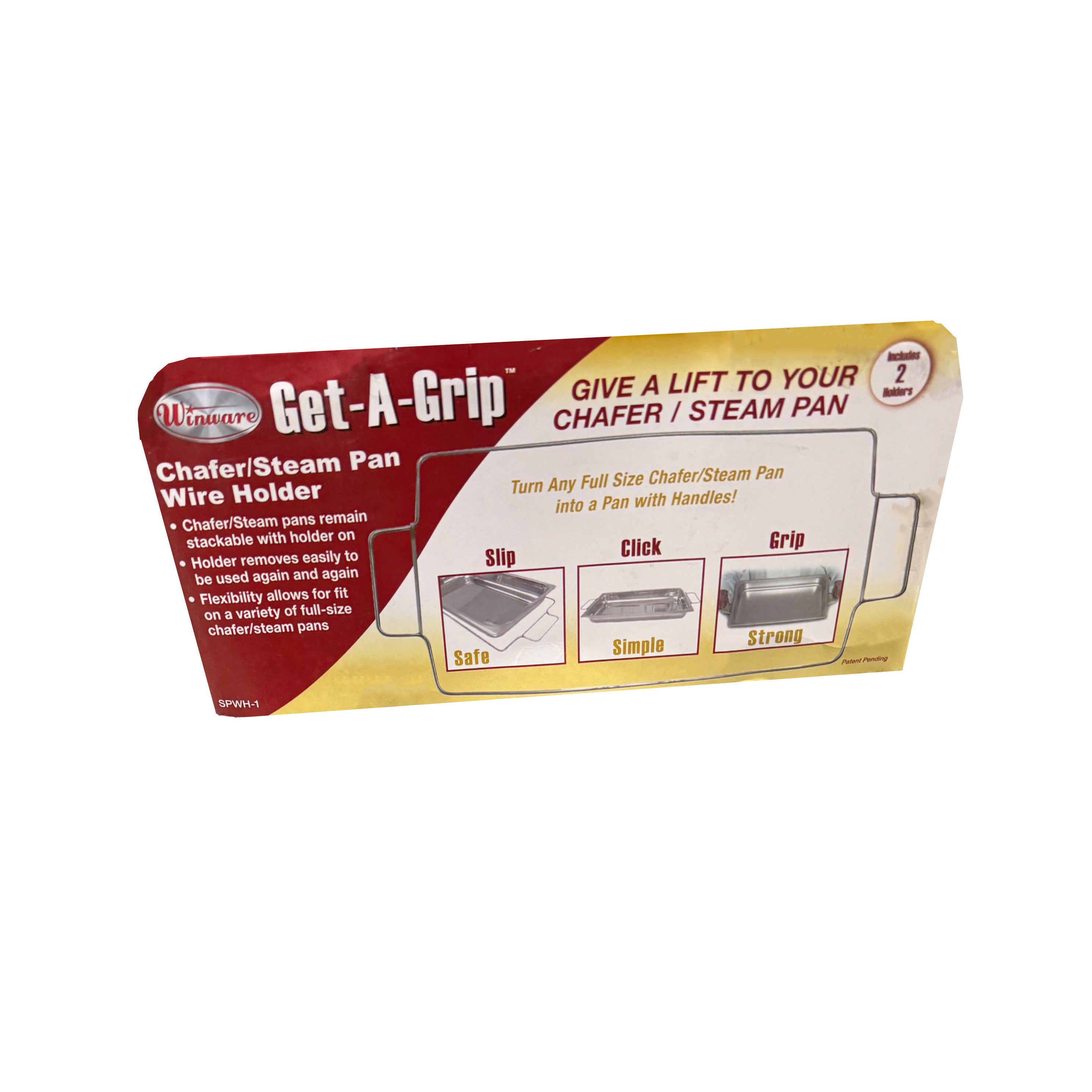 Steam Table Pan Wire Holder, Stainless Steel, 2 Piece Pack