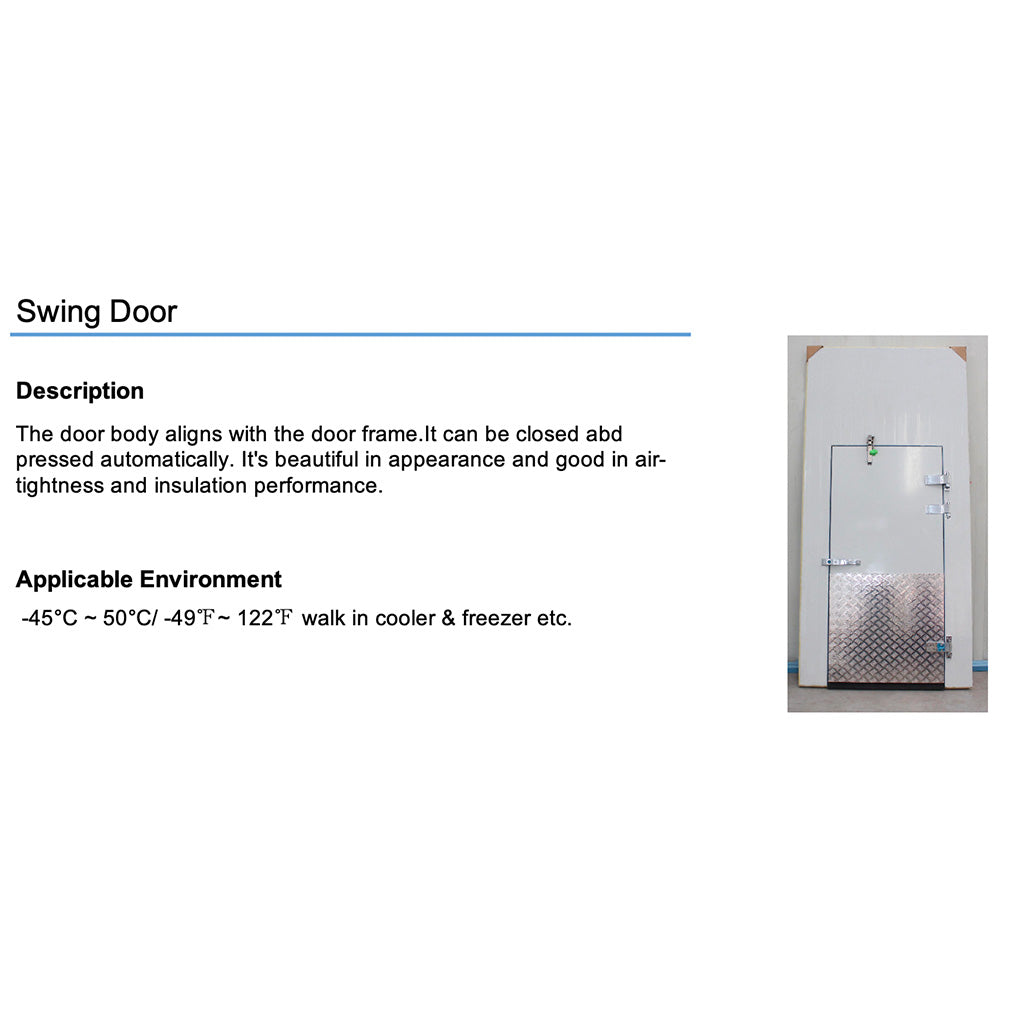 Sub-Equip, WT-8684F, Walk-In Freezer, 4" Thick Panels,  8W x 6D x 8H ft, Indoor Box Only - Chefcoca