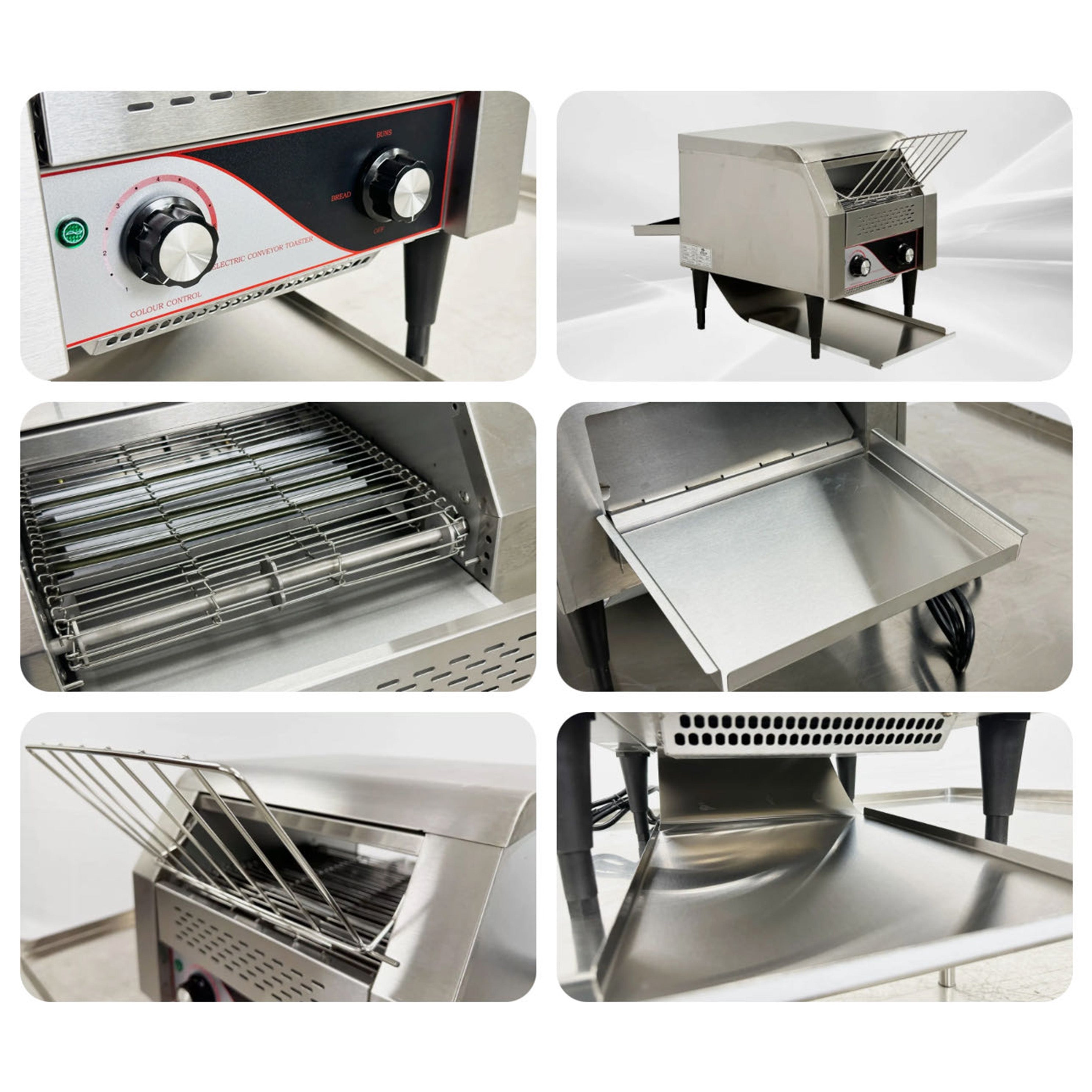 Turbo Range,  Commercial 10" Wide Conveyor Toaster with 3" Opening - 300 Slices per Hour