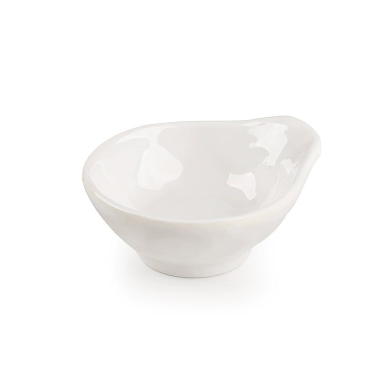 White Melamine Small Bowl with Grip (Y2500)