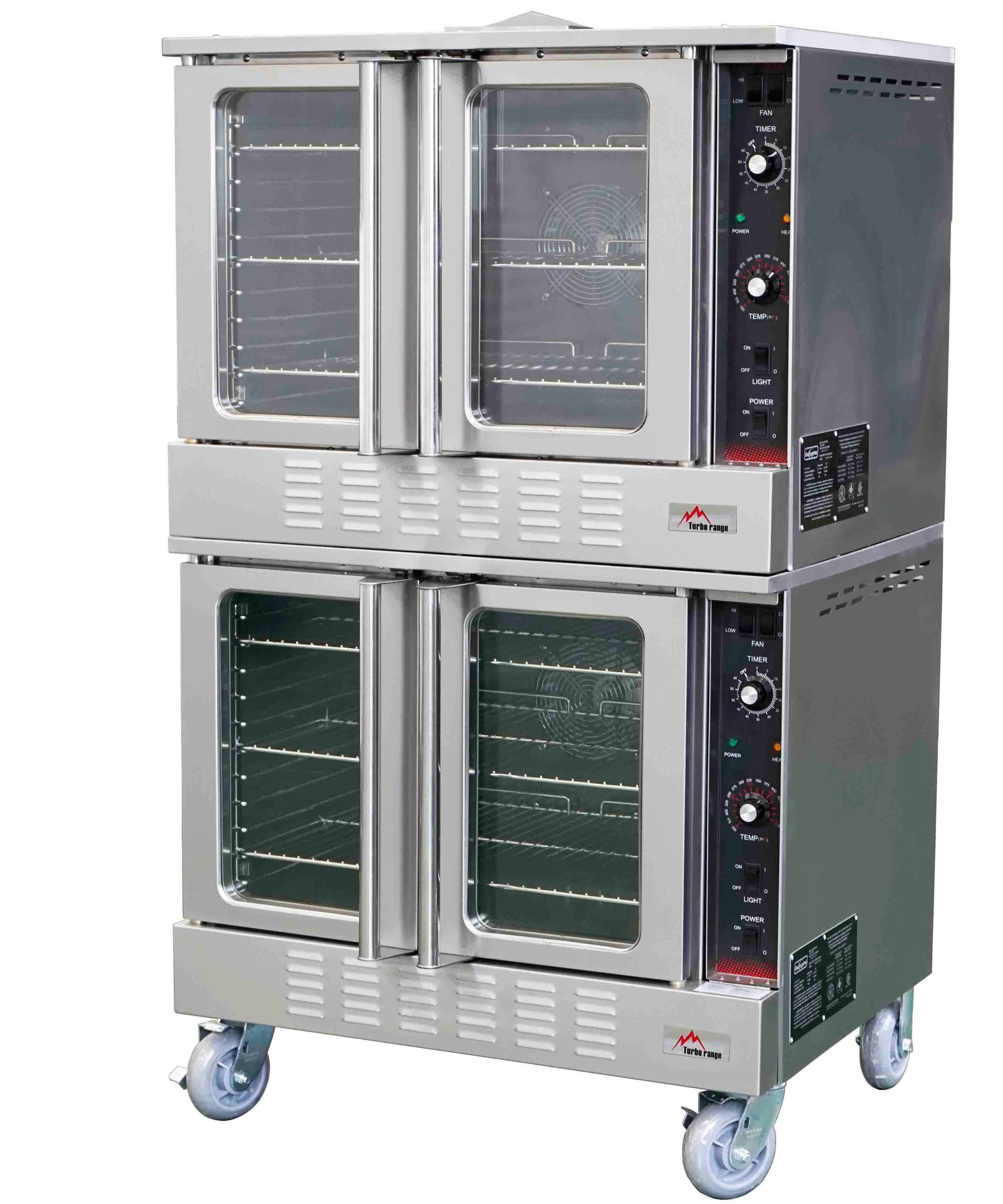 Turbo Range, TR-COE-2, Double Electric Convection Oven (38"W x 42"D x 69"H)