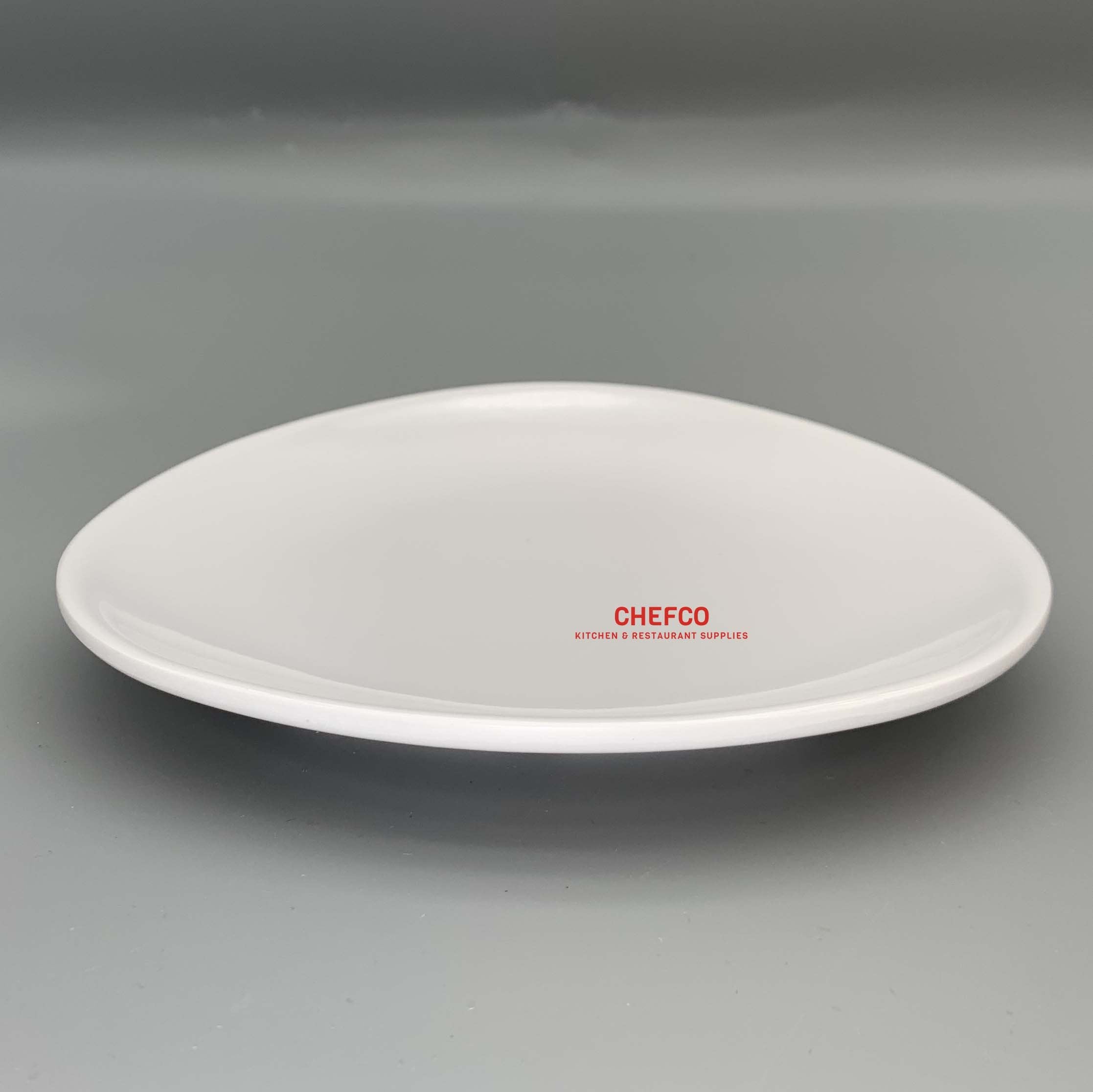 7" White Triangular Melamine Plate (1307)