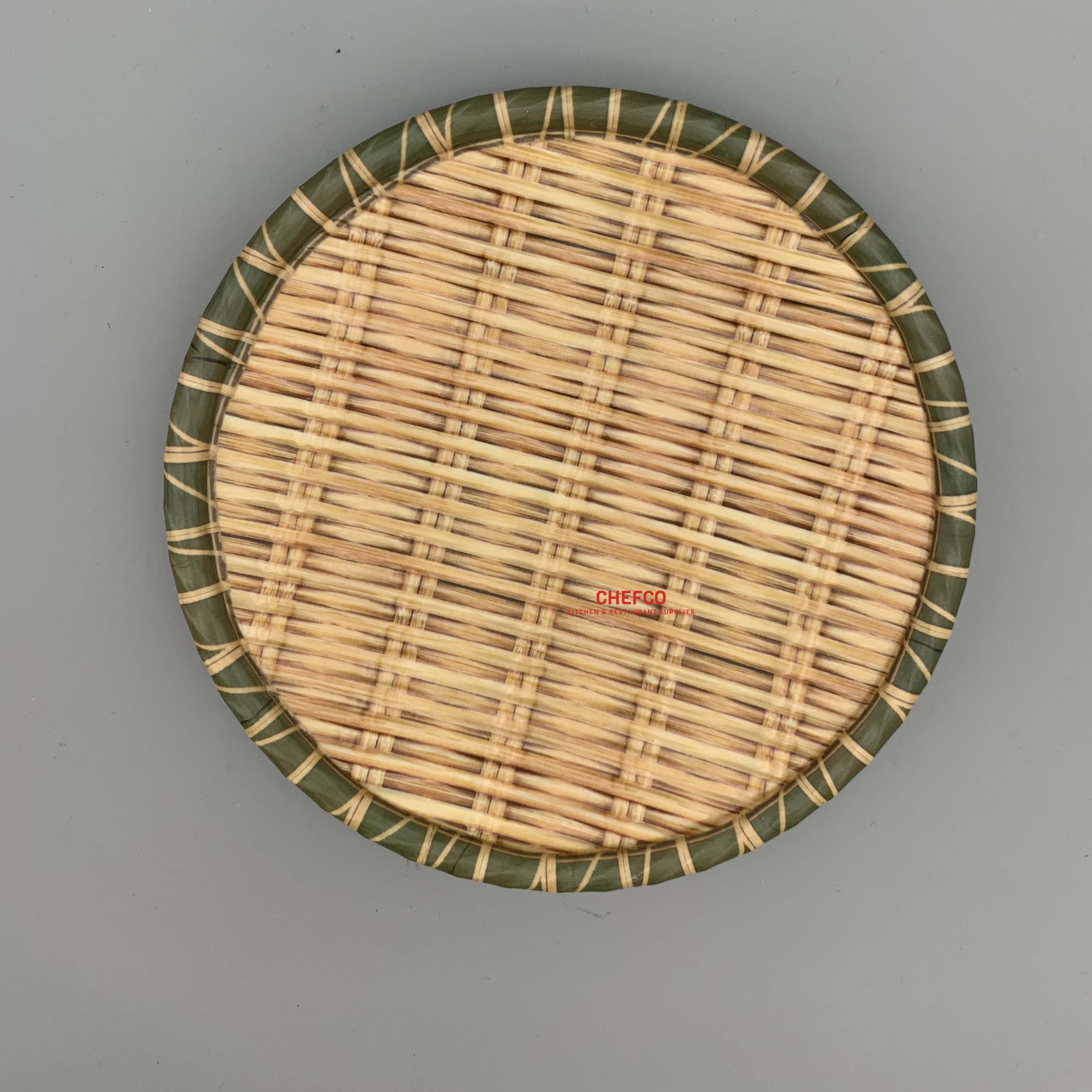 Round Melamine Rattan Style Plate (13809-07G，13809-12G) - Chefcoca