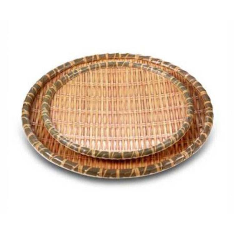 Round Melamine Rattan Style Plate (13809-07G，13809-12G)