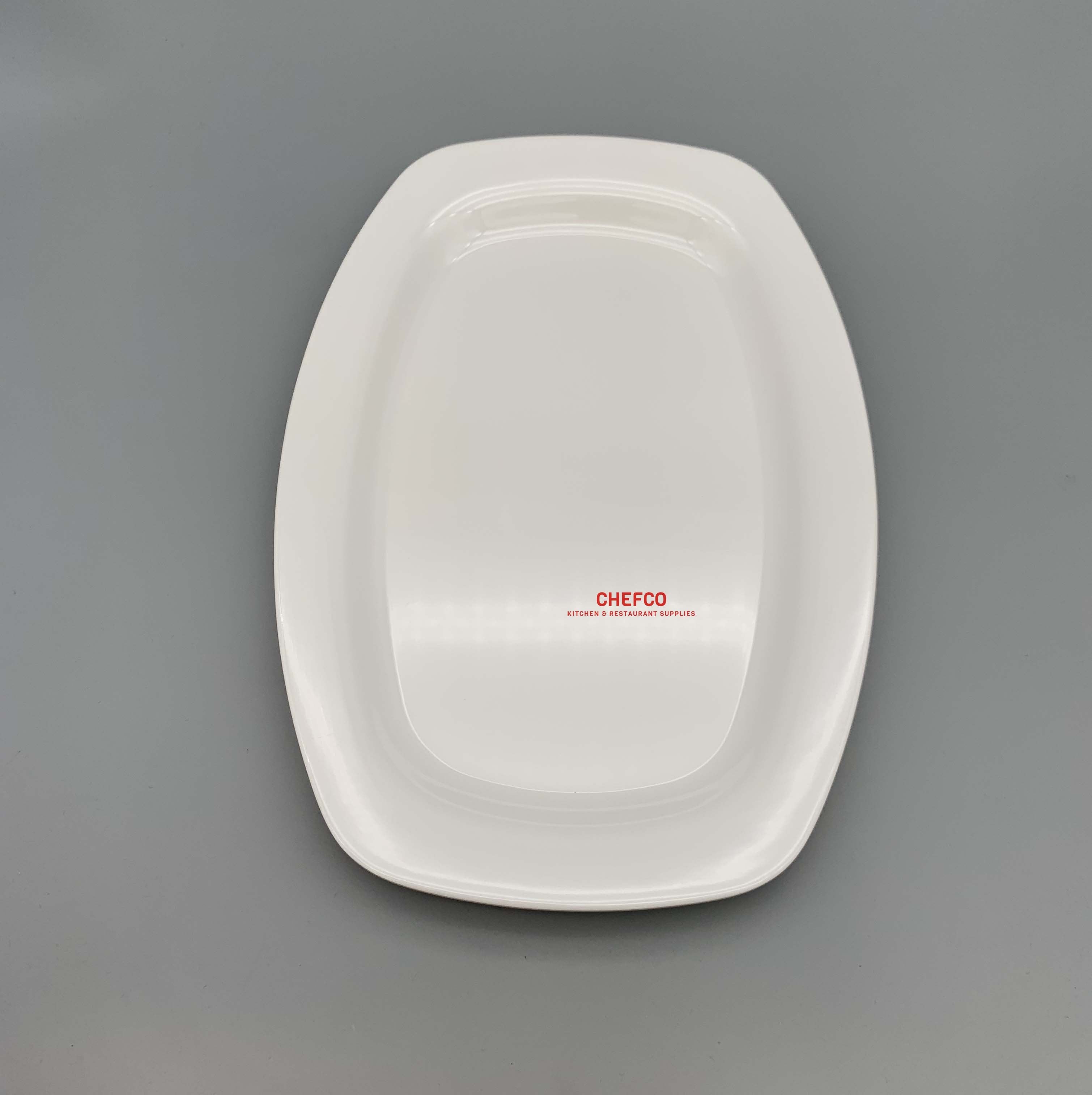 White Melamine Plate (17-60113)