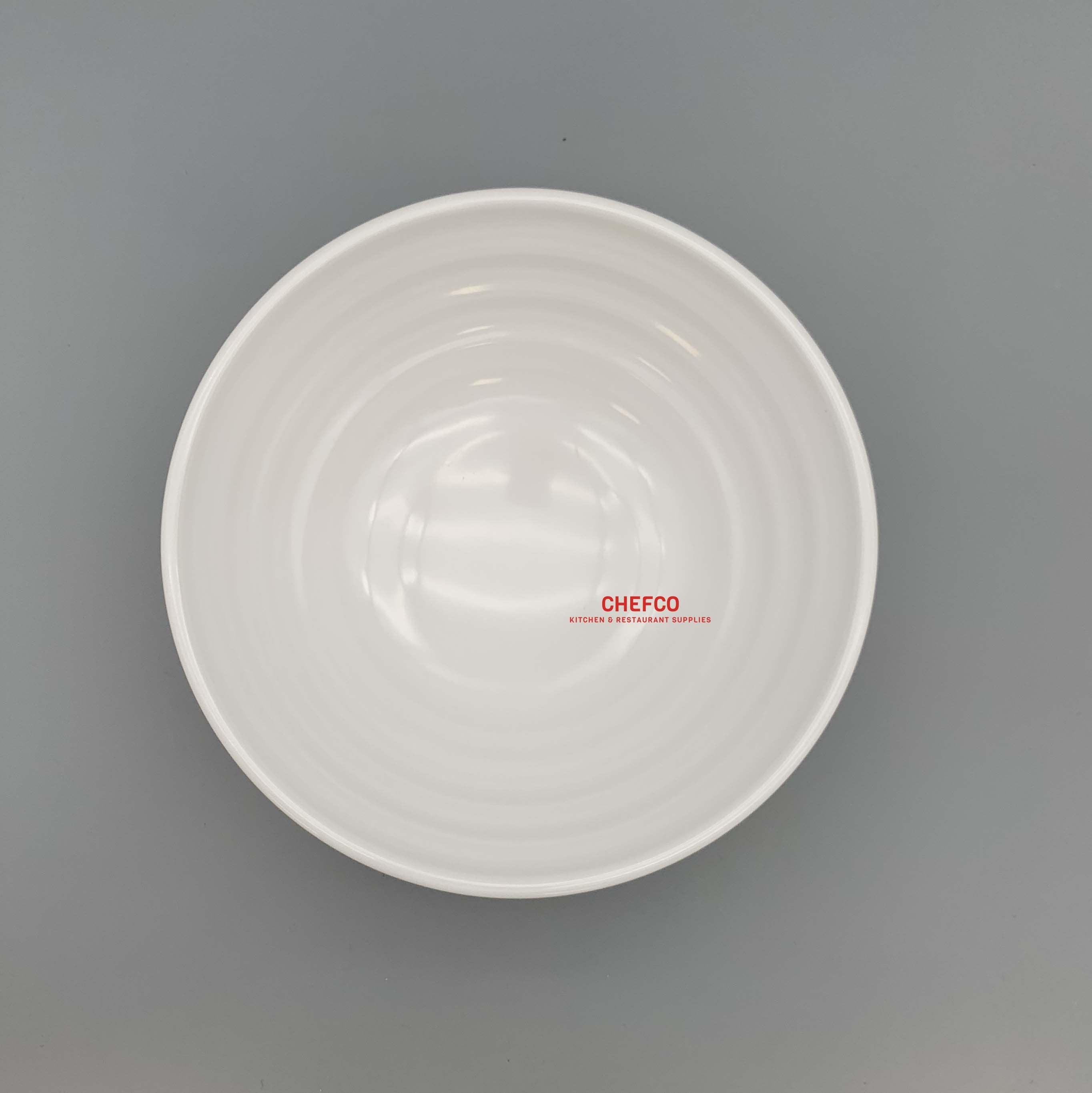 White Melamine Waves Bowl （17-J-7.7A）