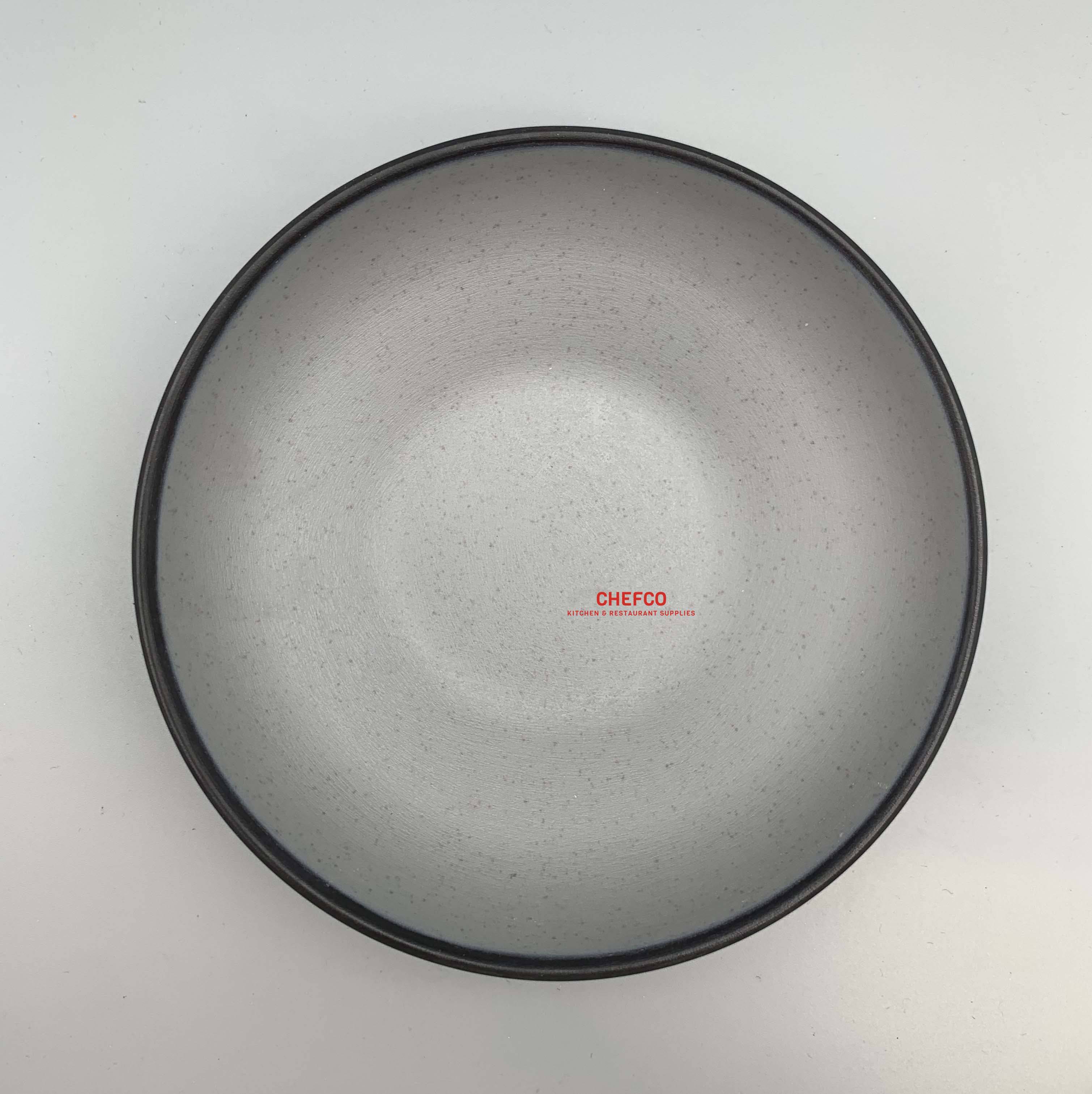 Two Toned Grey Melamine Bowl (25-093) - Chefcoca