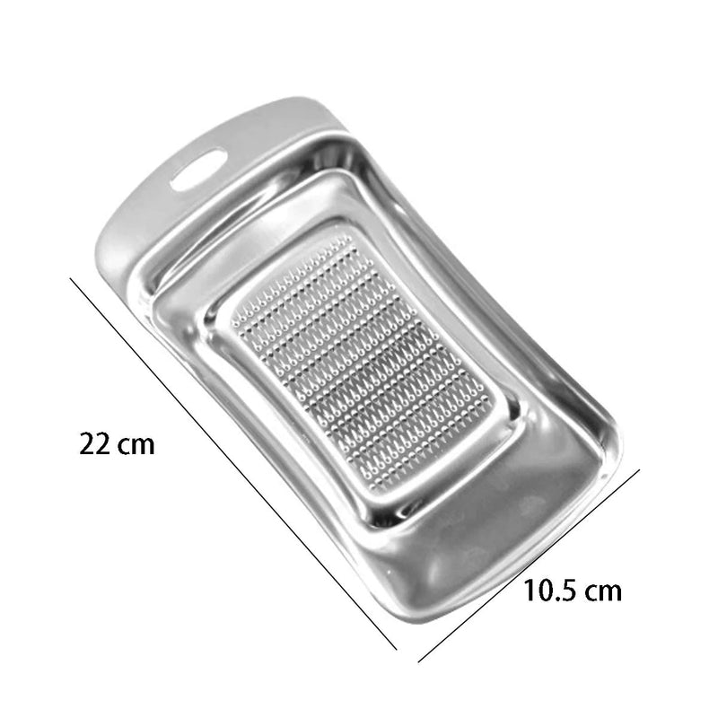 Large Stainless Steel Ginger Grater with Handle