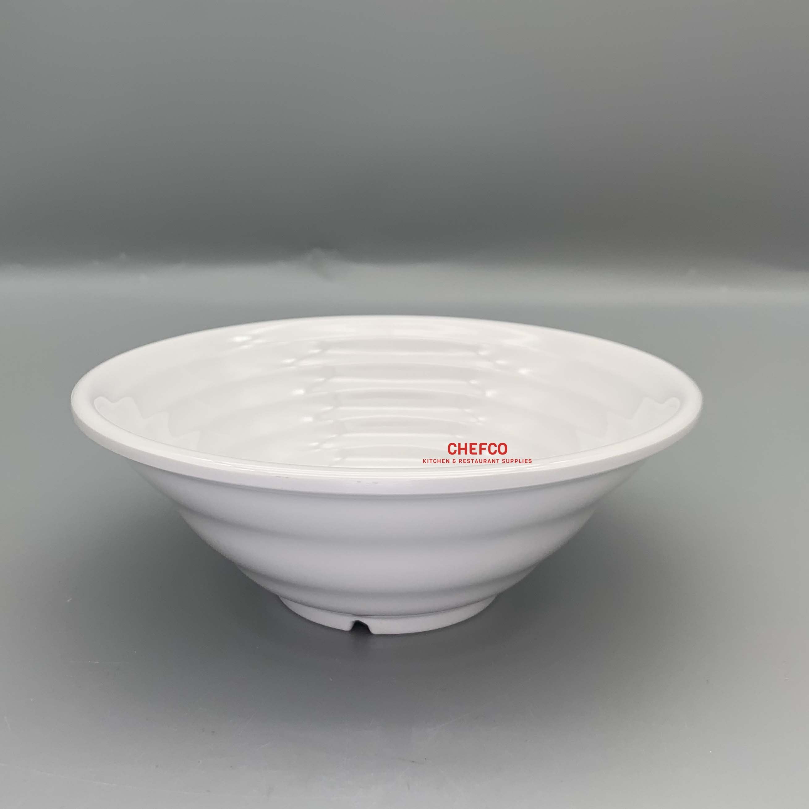 White Melamine Waves Bowl (3077)