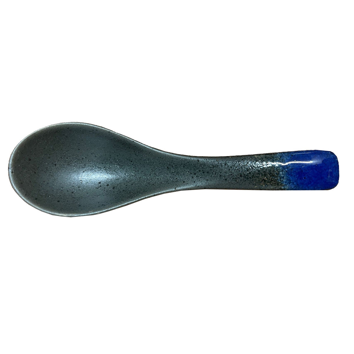 Black Spoon With Ocean Pattern (40301)