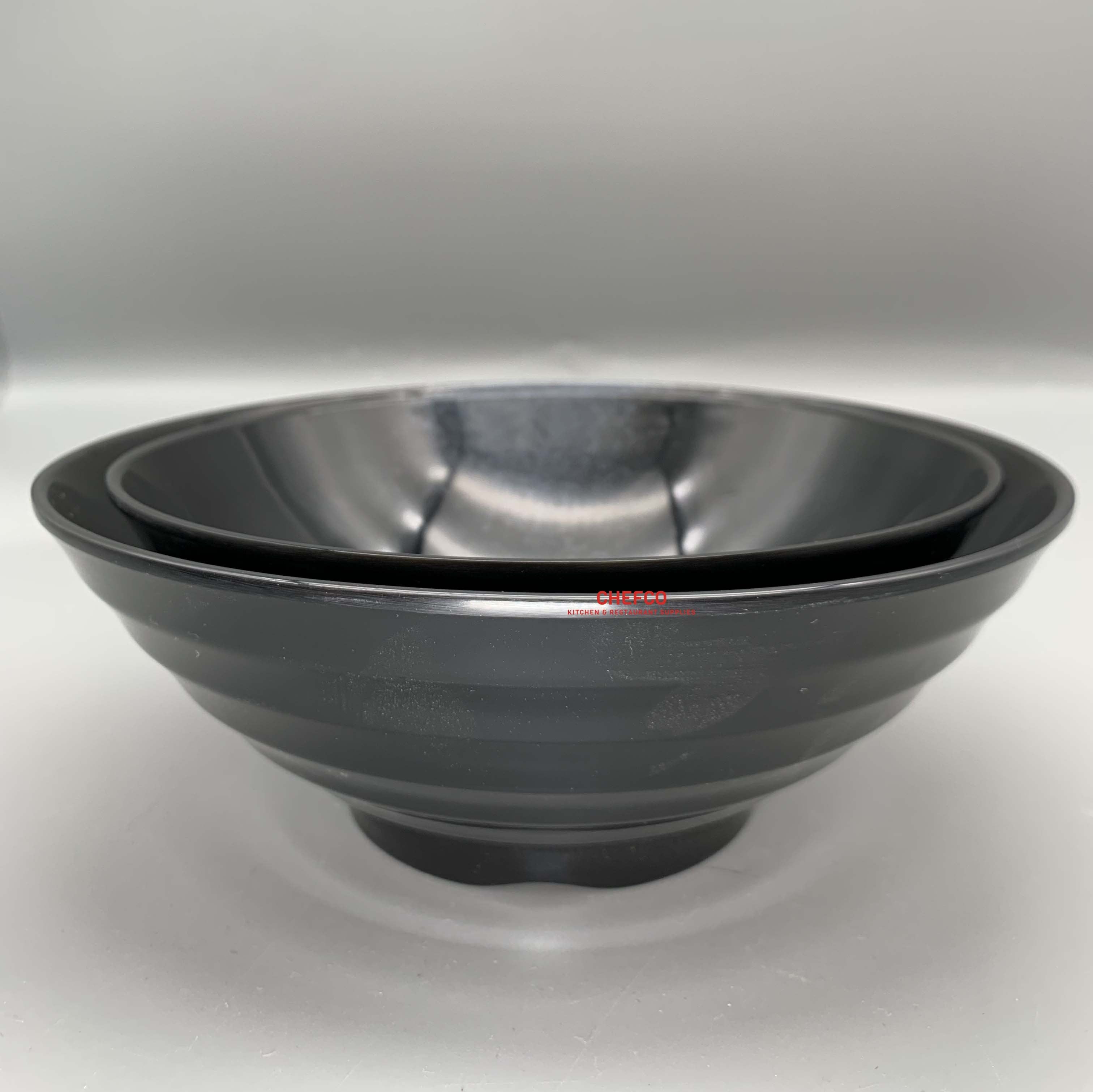 Dark Blue Lines Melamine Bowl (576-586) - Chefcoca