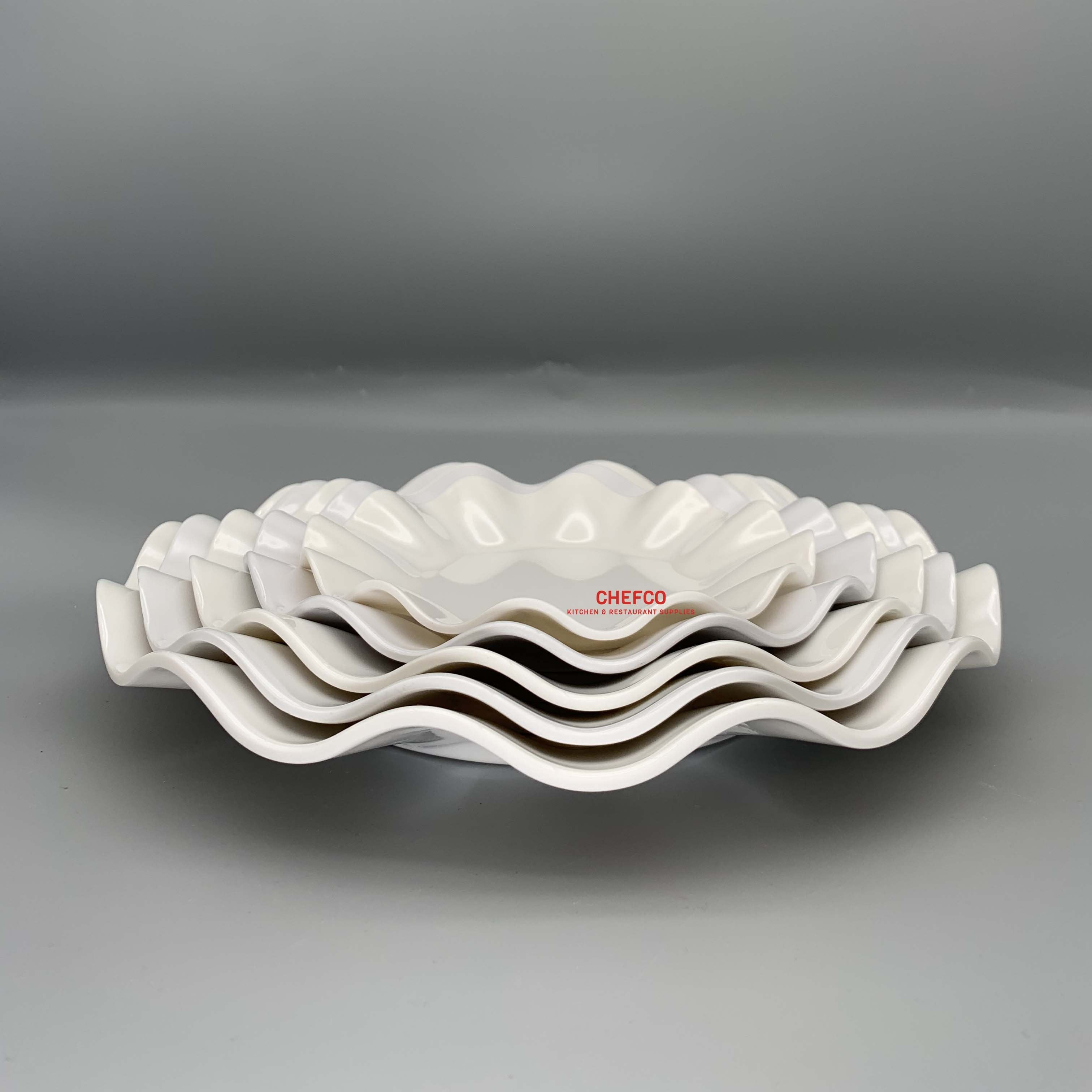 Melamine Wave Rim Plate (6501-6505) - Chefcoca