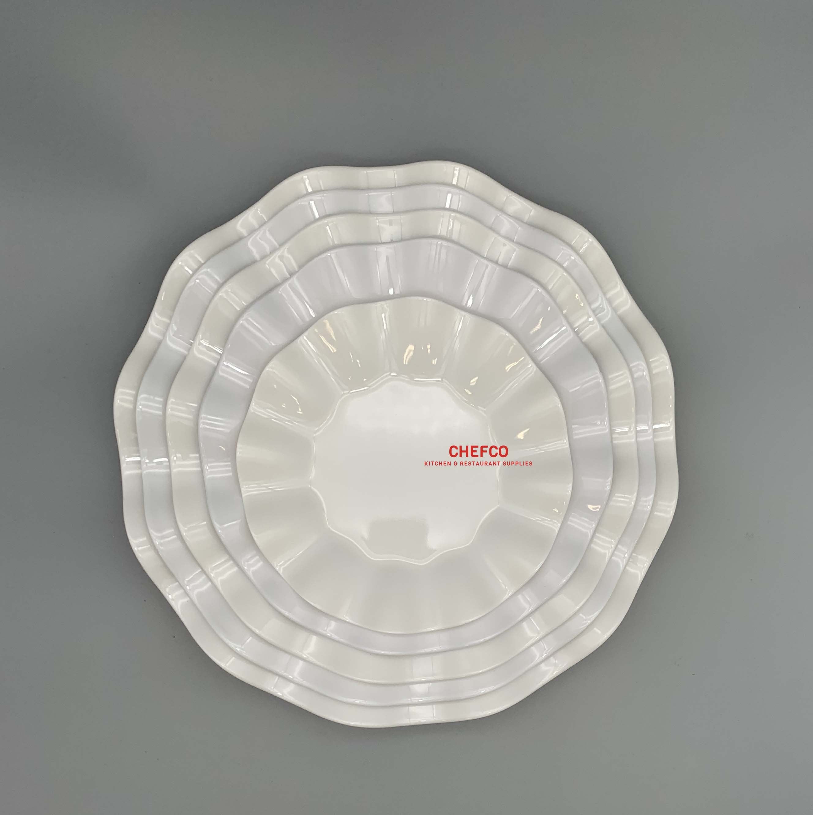 Melamine Wave Rim Plate (6501-6505) - Chefcoca