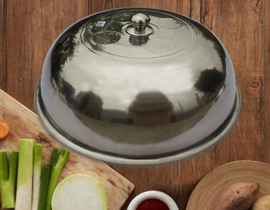 Round Stainless Steel Tall Lid - Chefcoca