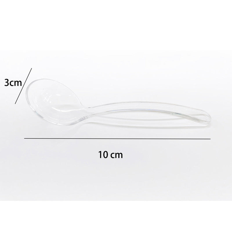 Clear PC small spoon, 1 PC