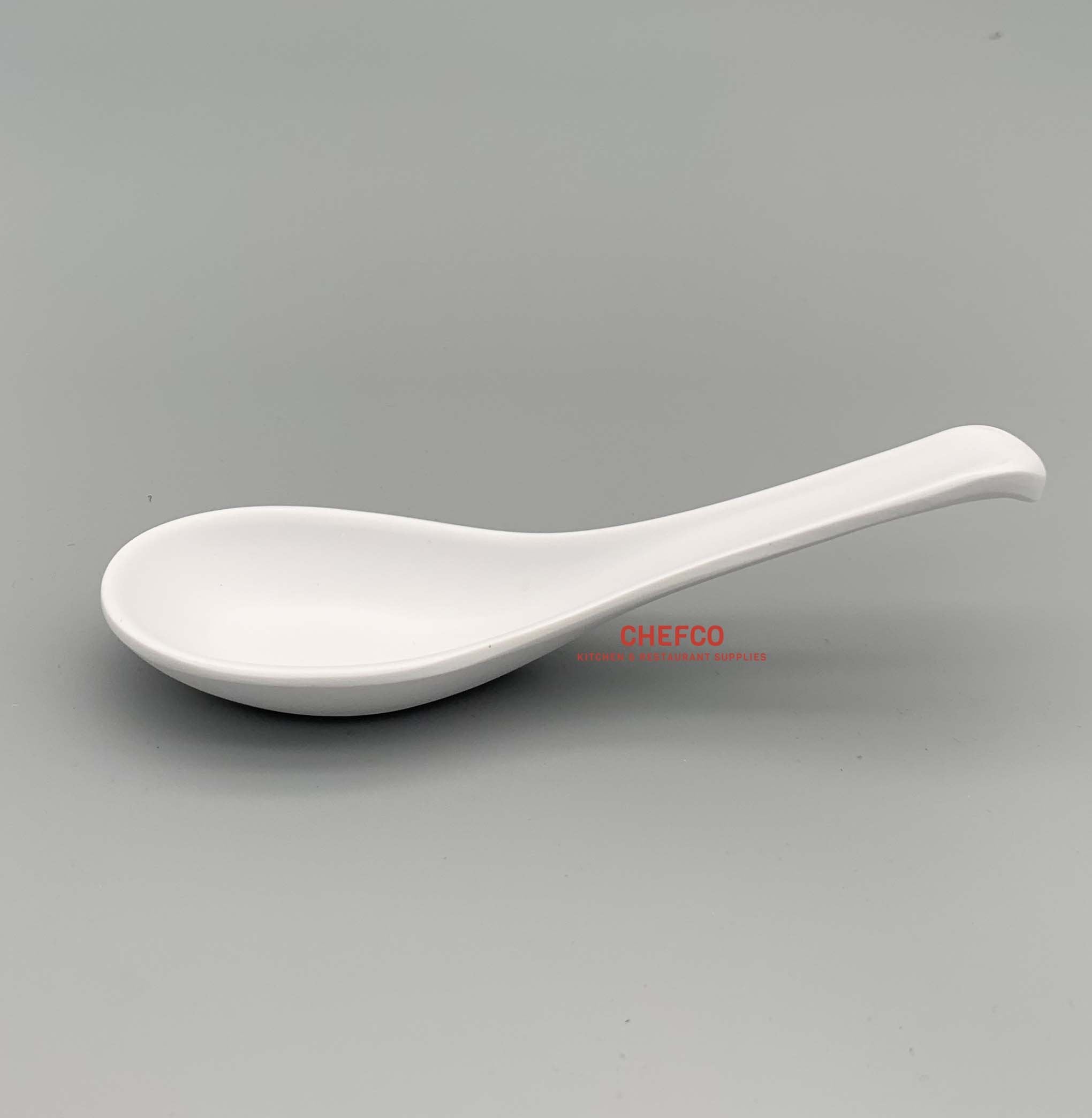 Melamine White Soup Spoon (8206/09027W) - Chefcoca