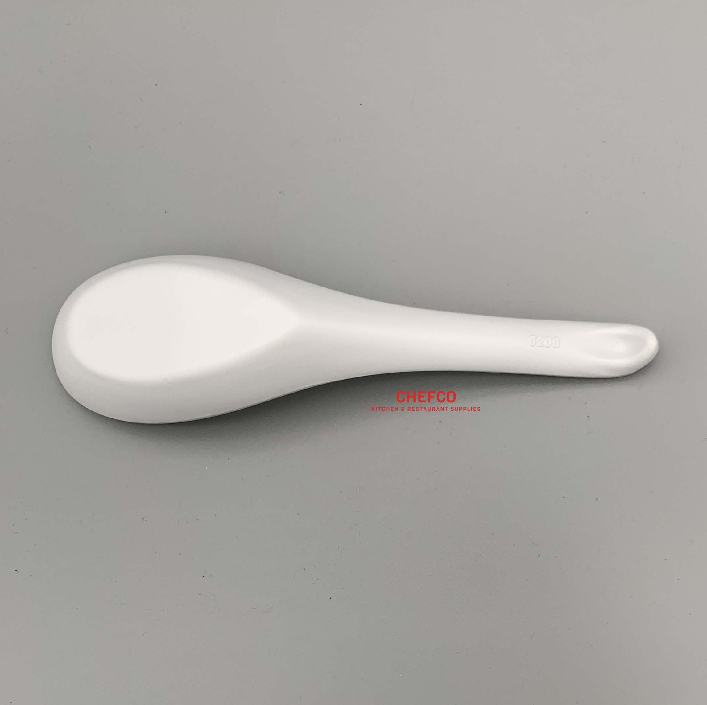 Melamine White Soup Spoon (8206/09027W)