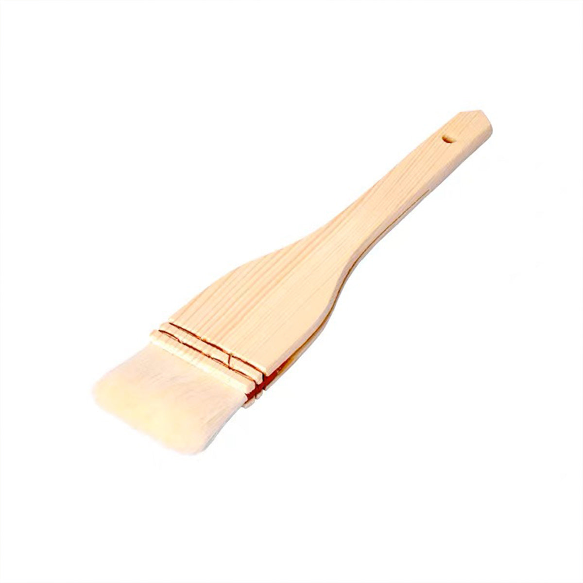 Flat Pastry/Basting Brush with Wooden Handle - Chefcoca