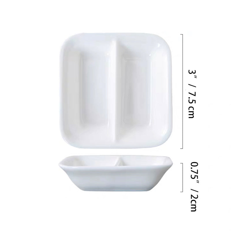 Ceramic Two Units Dish (91007)