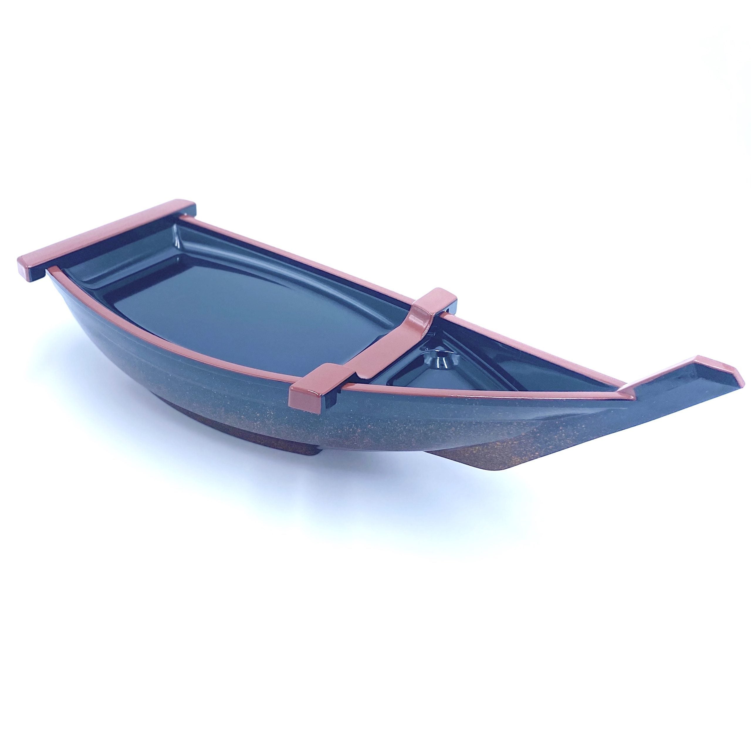 Small Resin Lacquer Sushi Boat - Chefcoca