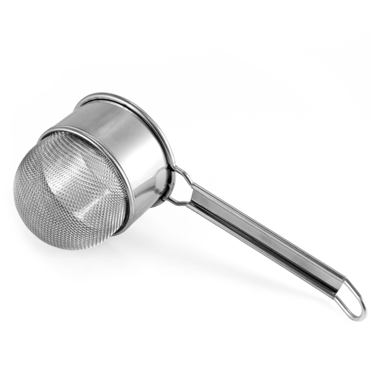 Stainless Steel Double Mesh Tea Strainer 3.2" dia (97154) - Chefcoca