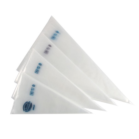Disposable Clear Plastic Piping Pastry Bag (100 pieces, 14" - 16" Length)