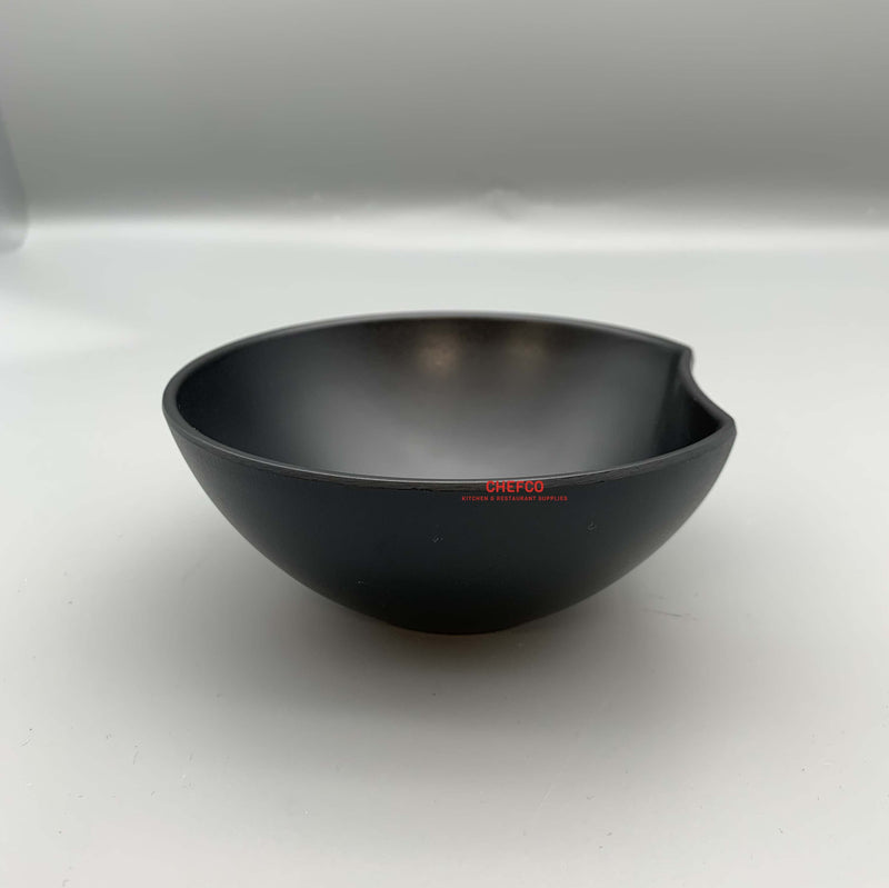 Abstract Matte Black Melamine Bowl (A1305/MS094)