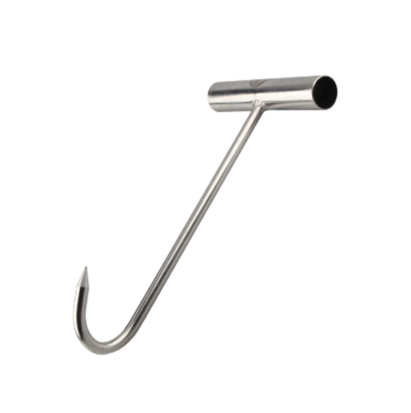 T-Shape Stainless Steel Meat Hook with Handle (7-12")