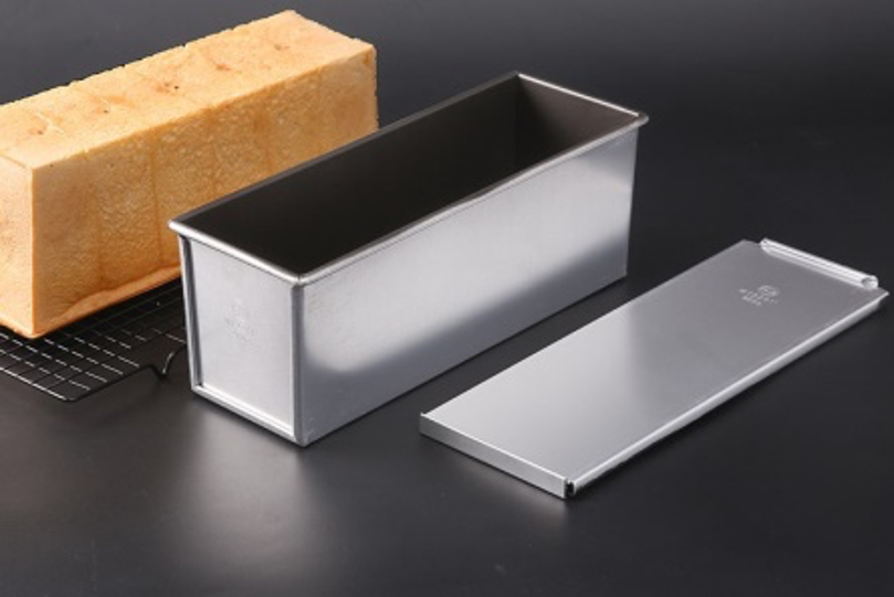 Non-stick Aluminum Loaf Pan/Toast Pan with Lid (750-900g) - Chefcoca