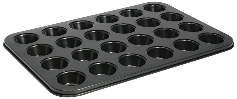 24-Cup Mini Muffin Pan, Non-stick Carbon Steel, 1.5oz each