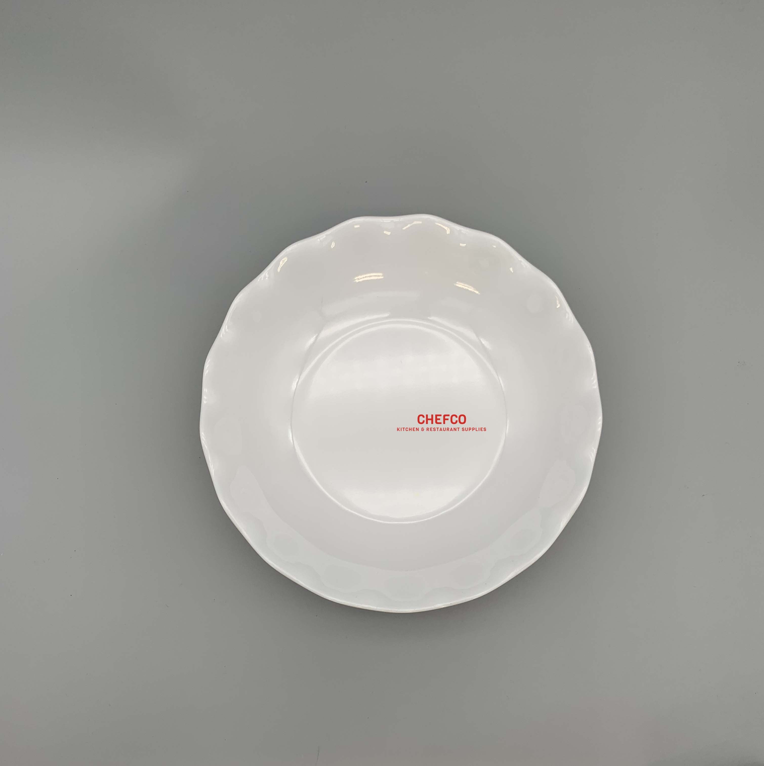 Melamine Waved Rimmed Plate (B1612)