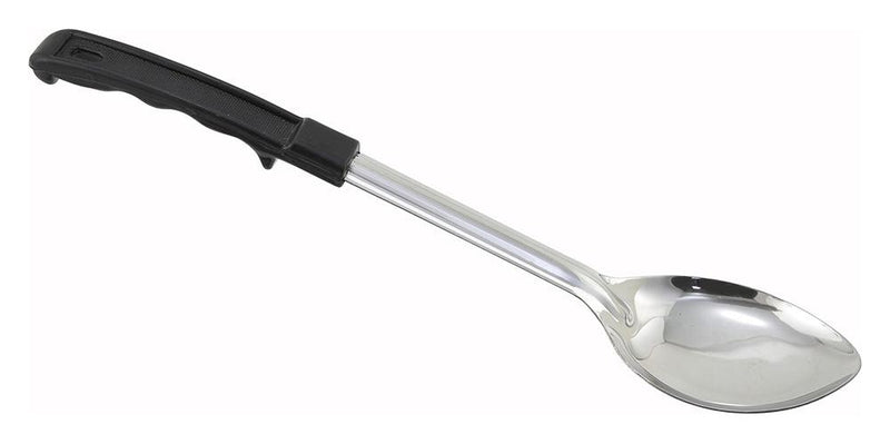 Stainless Steel Solid Basting Spoon, Stop Hook Handle (11" - 15" Length)