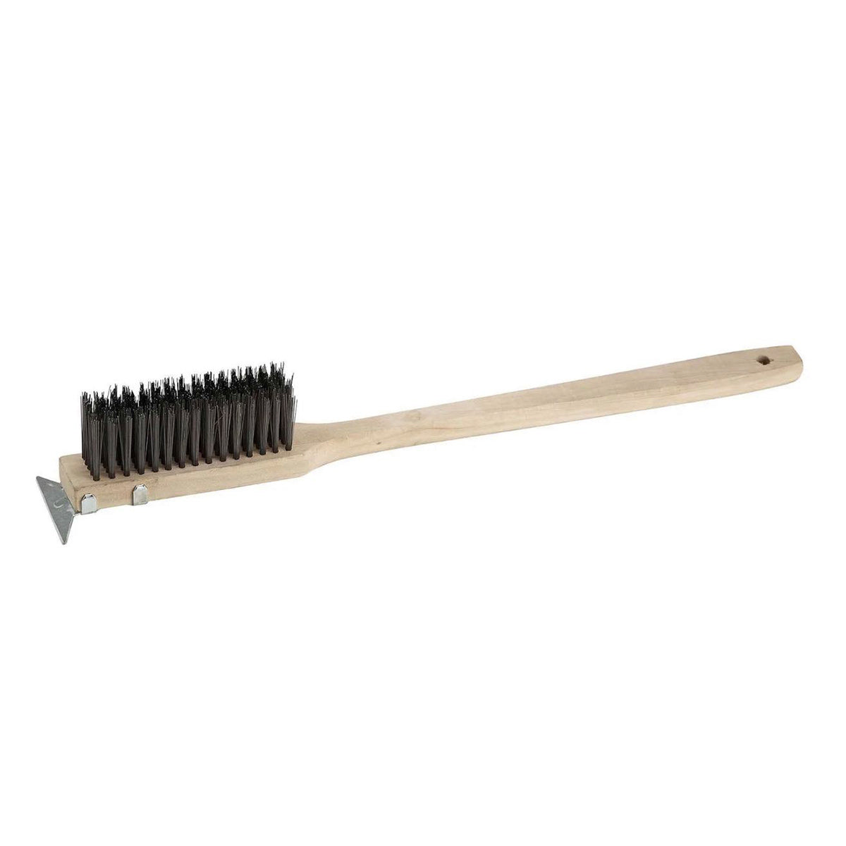 Wire Bristle Scratch Brushes w/scraper, 14"/20"