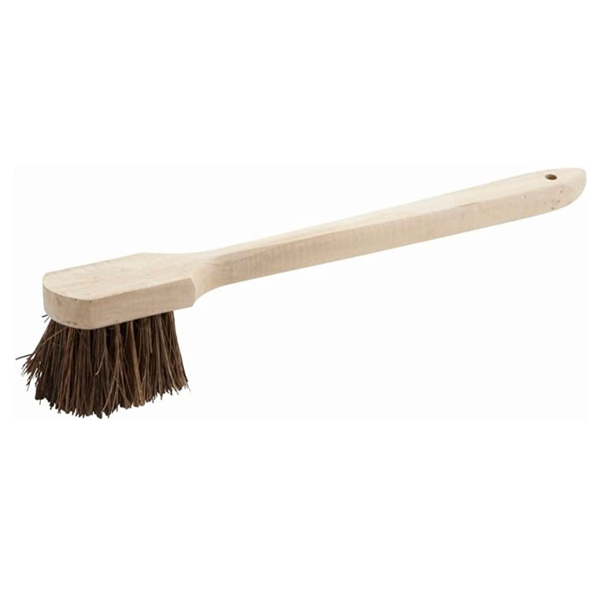 Natural Coir Bristles; Wooden Handle