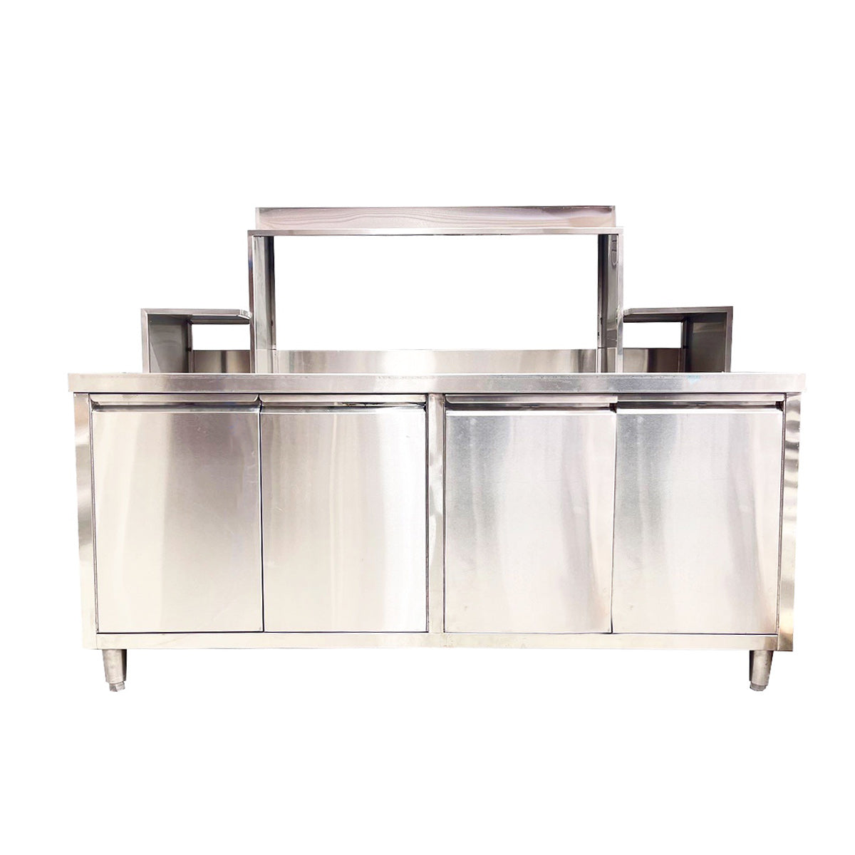 16-Gauge 304 Stainless Steel Bubble Tea Work Station, BTS-180,(70.9"W x 29.9"D x 55.1"H)