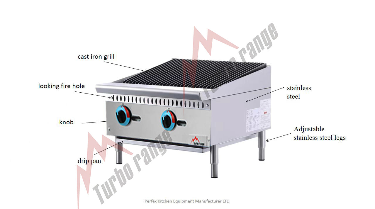 Turbo Range 48" Natural Gas Charbroiler