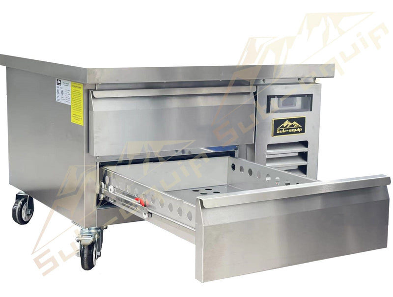 Sub-equip, Stainless Steel 60" Refrigerated Chef Base