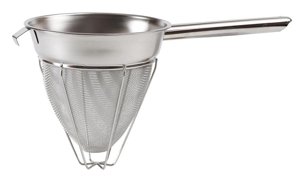 Bouillon Stainless Steel Strainer Reinforced Extra Fine Mesh (8" - 10" Diameter)