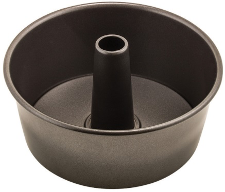 Winco Aluminized Carbon Angel Food Cake Pan with Removable Bottom (10" x 5")