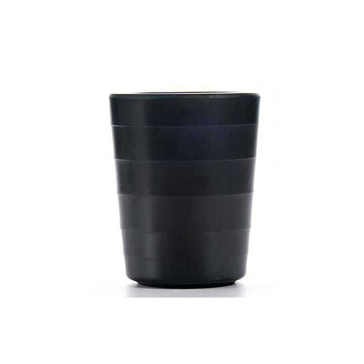 Black Melamine Waves Tea Cup (7302) - Chefcoca