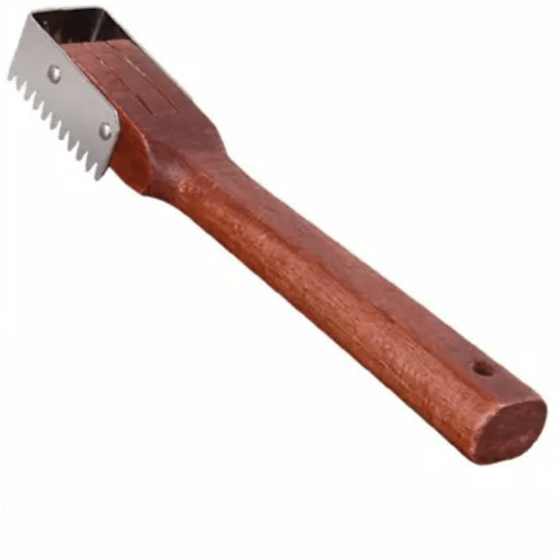 CHEFCO,FC-25,Wooden Fish Scaler - Chefcoca