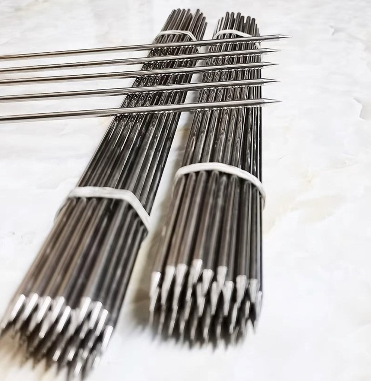 CHEFCO,SK-40,Stainless Steel Skewer (40cm/15.75" Long)-10pcs/pack - Chefcoca