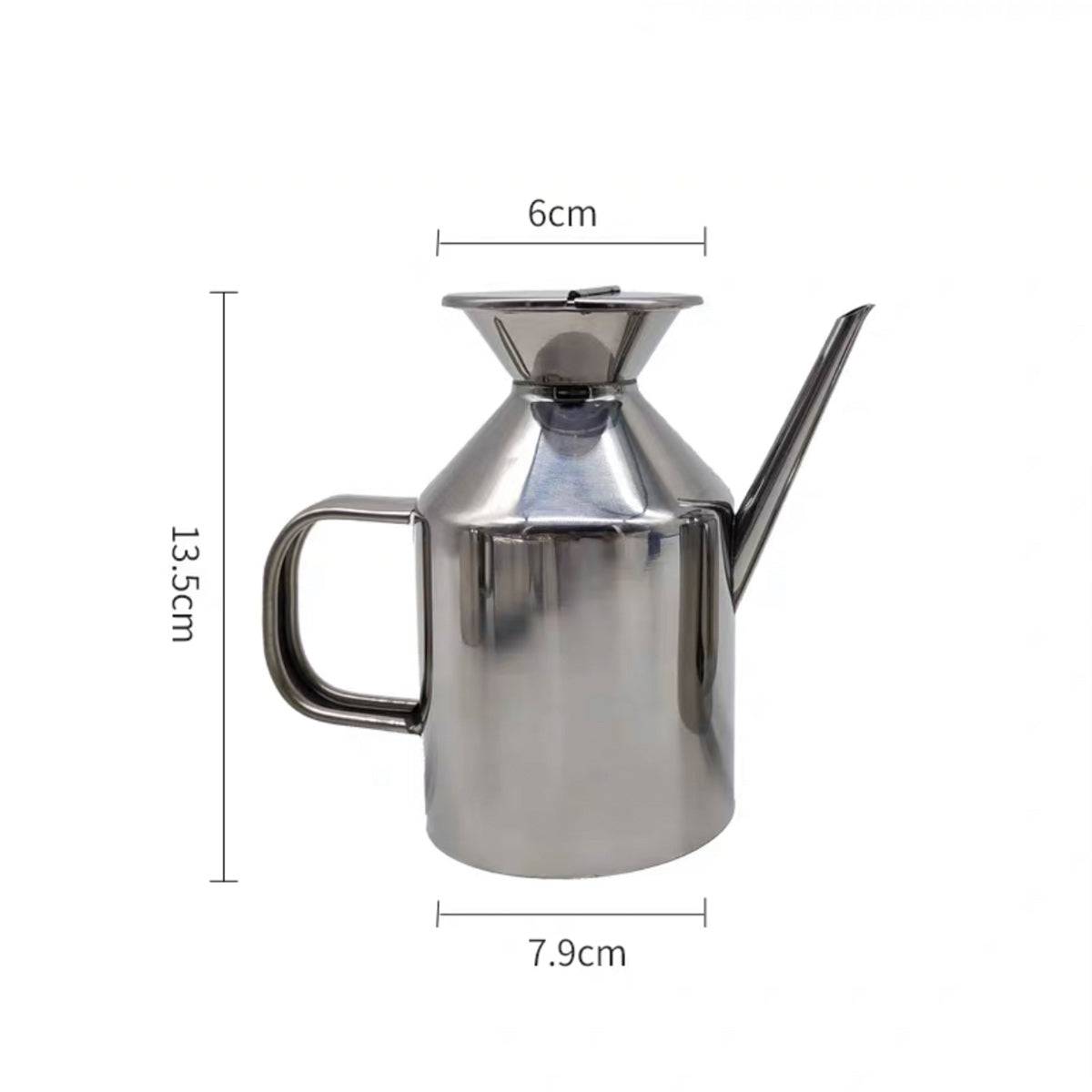 CHEFCO,SPOT-304,Stainless Steel Oiler Creative Soy Sauce Bottle, 625ML