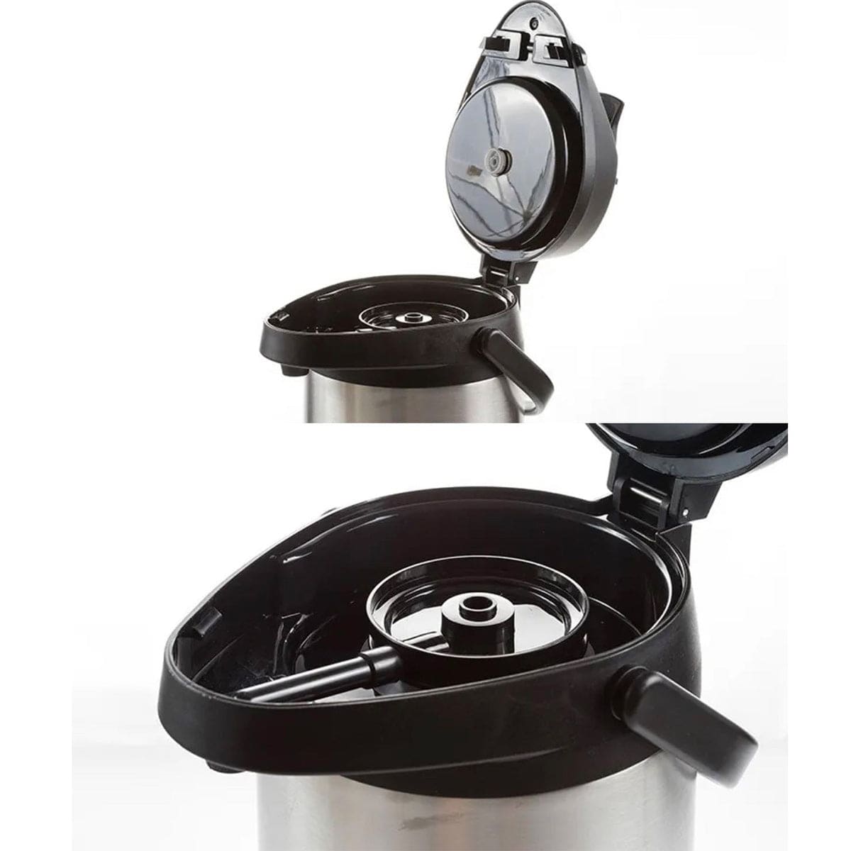 Thermos à pompe à vide à double paroi en acier inoxydable pour airpot