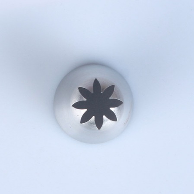 CHEFCO,TSD42,Decorating Star #4 Piping Tip, Stainless Steel