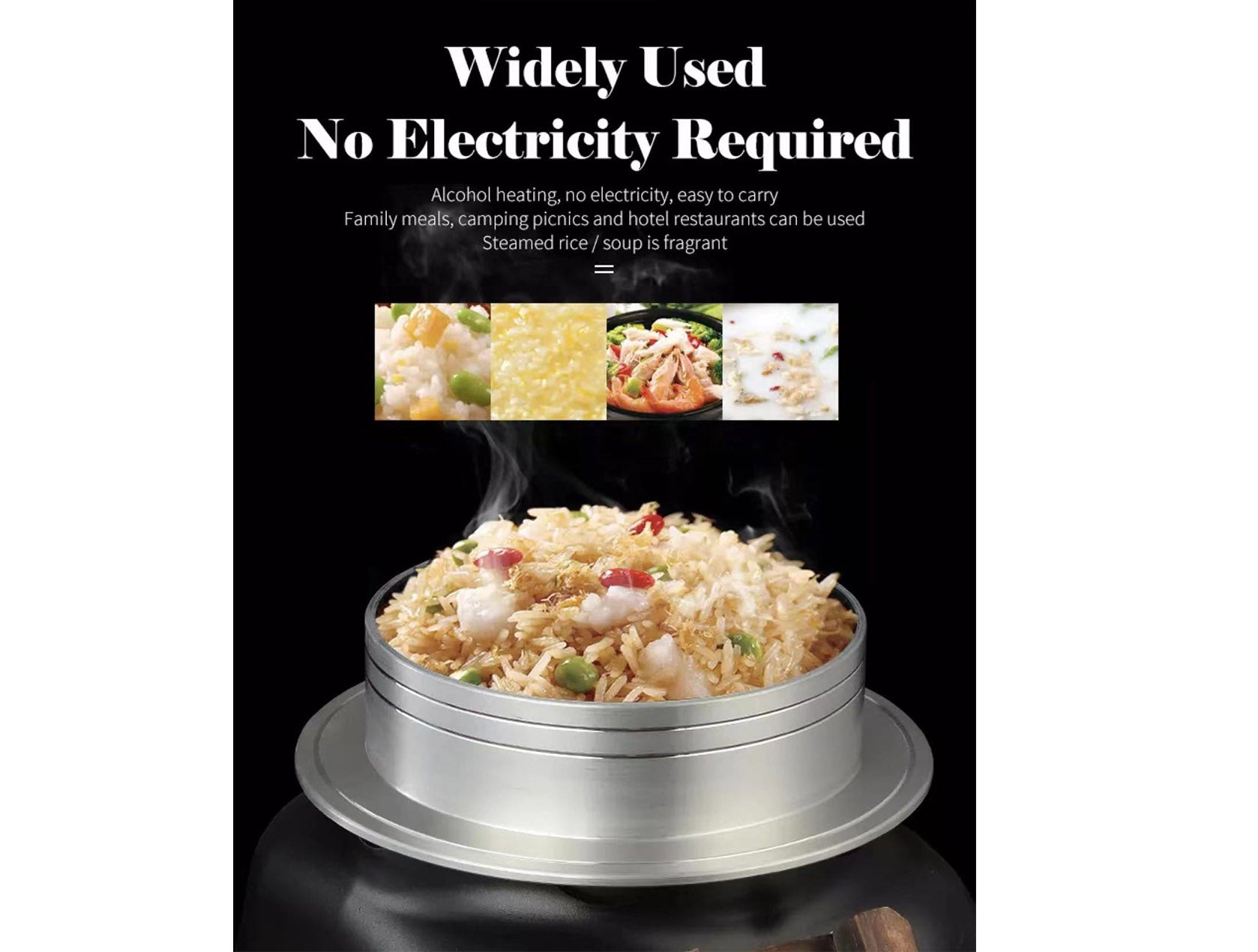 CHEFCO,WLG-16.6, Traditional Japanese Rice Cooking Oolong Pot-5PCS/SET(16.5cm/6.5" Pot Dia) - Chefcoca