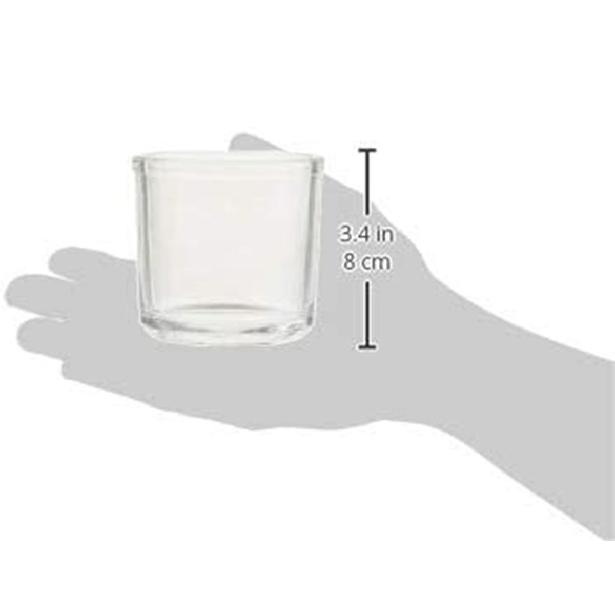 Condiment Jar, Glass, 7 oz